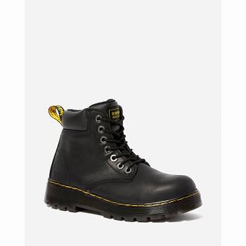 Dr Martens Winch Wyoming - Cierne Pracovne Cizmy Panske, DR0172